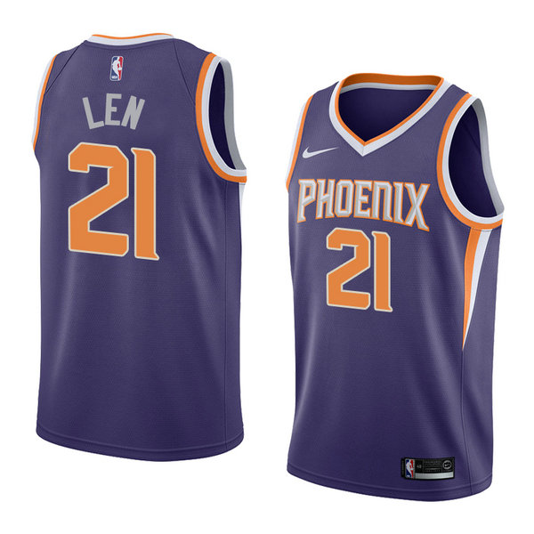 Camiseta baloncesto Alex Len 21 Icon 2018 P鐓pura Phoenix Suns Hombre