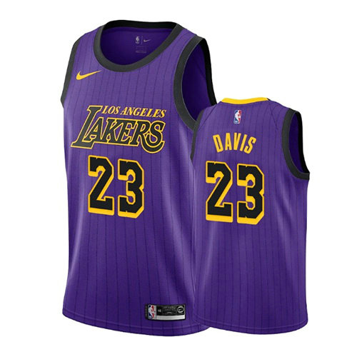 Camiseta baloncesto Anthony Davis 23 Ciudad 2019-20 P鐓pura Los Angeles Lakers Hombre