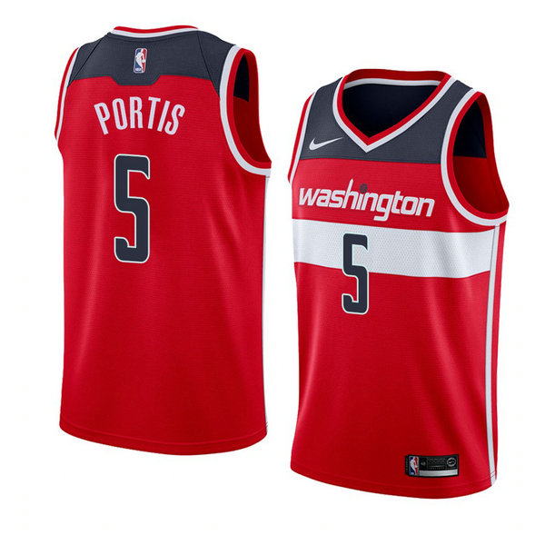 Camiseta baloncesto Bobby Portis 5 Icon 2018 Rojo Washington Wizards Hombre