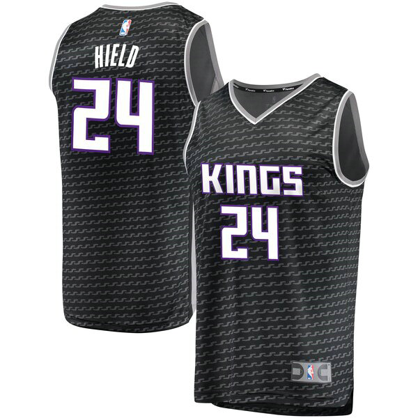 Camiseta baloncesto Buddy Hield 24 Statement Edition Negro Sacramento Kings Hombre