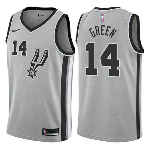 Camiseta baloncesto Danny Green 14 Statement 2017-18 Gris San Antonio Spurs Hombre