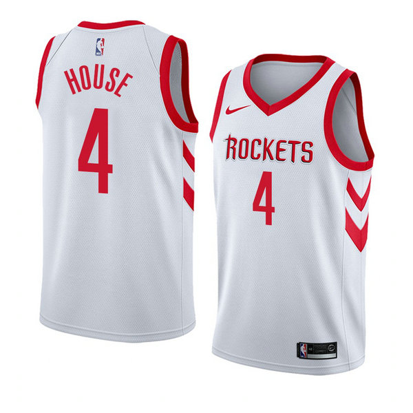 Camiseta baloncesto Danuel House 4 Association 2018 Blanco Houston Rockets Hombre