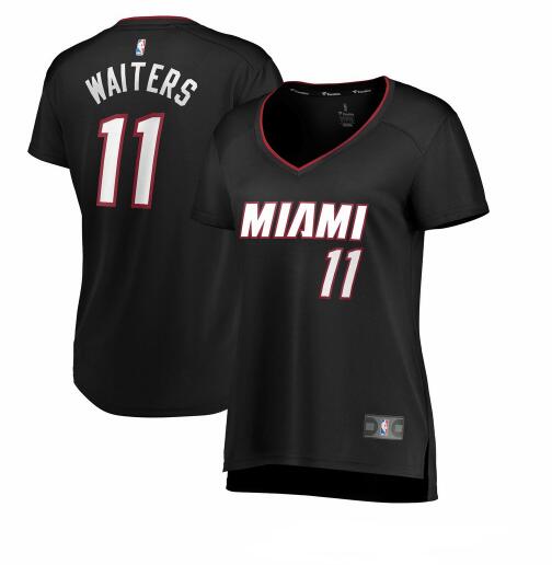 Camiseta baloncesto Dion Waiters 11 icon edition Negro Miami Heat Mujer