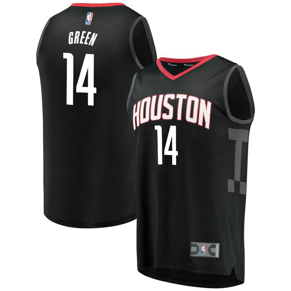 Camiseta baloncesto Gerald Green 14 Statement Edition Negro Houston Rockets Hombre