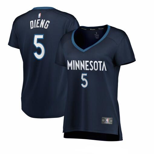 Camiseta baloncesto Gorgui Dieng 5 icon edition Armada Minnesota Timberwolves Mujer