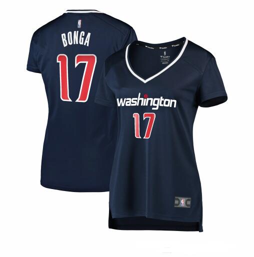 Camiseta baloncesto Isaac Bonga 17 statement edition Armada Washington Wizards Mujer