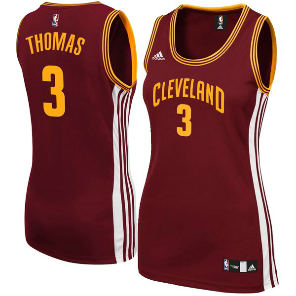 Camiseta baloncesto Isaiah Thomas 3 Réplica Rojo Cleveland Cavaliers Mujer