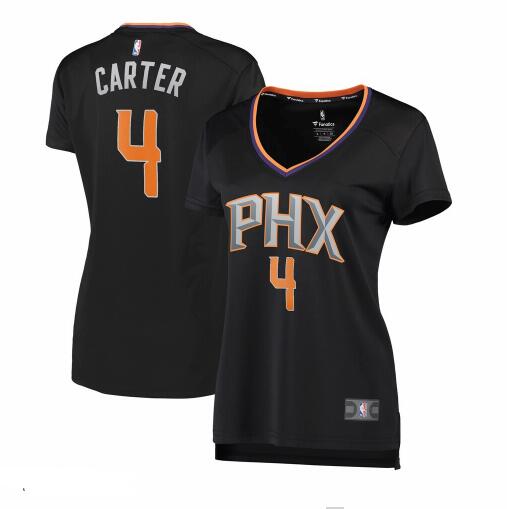 Camiseta baloncesto Jevon Carter 4 statement edition Negro Phoenix Suns Mujer