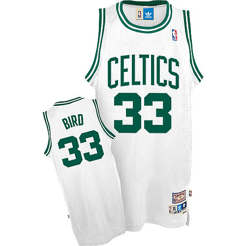 Camiseta baloncesto Larry Bird 33 Retro Blanco Boston Celtics Hombre