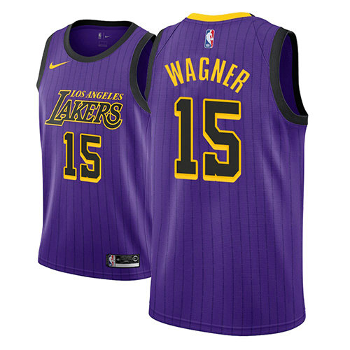 Camiseta baloncesto Moritz Wagner 15 Ciudad 2018 P鐓pura Los Angeles Lakers Hombre