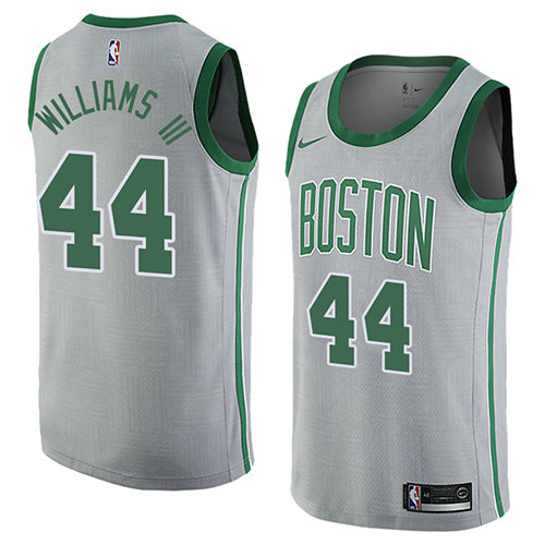 Camiseta baloncesto Robert Williams III 44 Ciudad 2017-18 Gris Boston Celtics Hombre