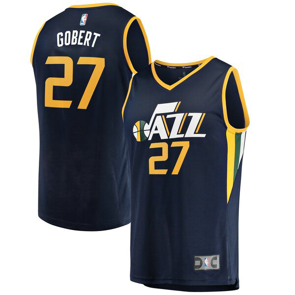 Camiseta baloncesto Rudy Gobert 27 Icon Edition Armada Utah Jazz Hombre