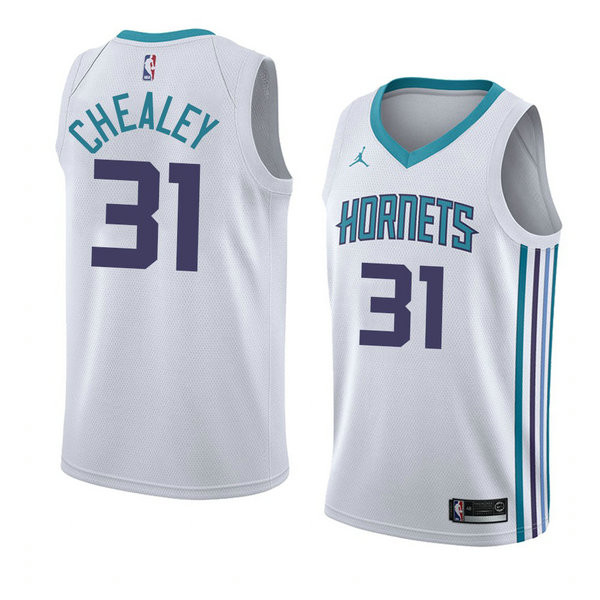 Camiseta baloncesto Swingmanjoe Chealey 31 Association 2018 Blanco Charlotte Hornets Hombre