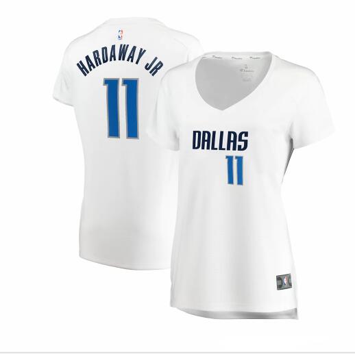 Camiseta baloncesto Tim Hardaway Jr. 11 association edition Blanco Dallas Mavericks Mujer