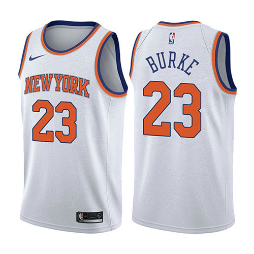 Camiseta baloncesto Trey Burke 23 Association 2017-18 Blanco New York Knicks Hombre