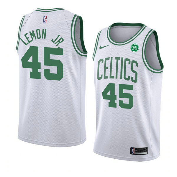 Camiseta baloncesto Walter Lemon 45 Association 2018 Blanco Boston Celtics Hombre