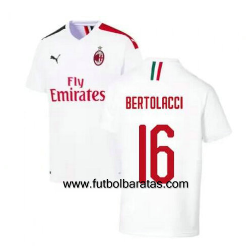 Camiseta BERTOLACCI 16 del Ac Milan 2019-2020 Segunda Equipacion