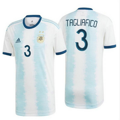 Camisetas Tagliafico 3 Argentina 2020 Primera Equipacion