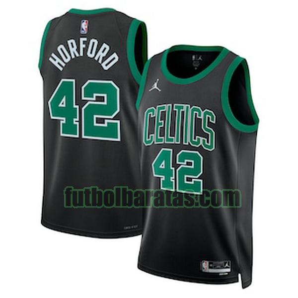 camiseta 2022-2023 al horford 42 boston celtics negro hombre