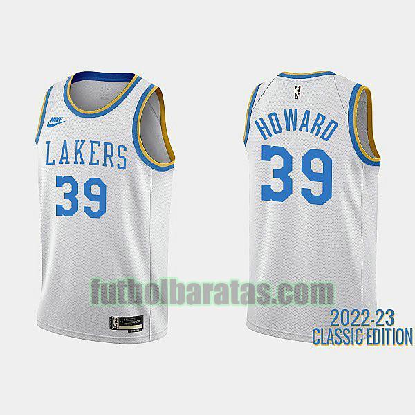 camiseta 2022-23 dwight howard 39 los angeles lakers blanco hombre