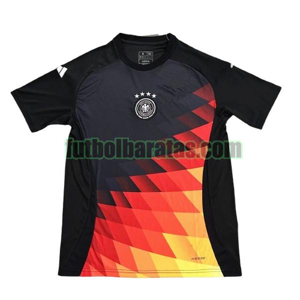 camiseta alemania 2024 negro pre match