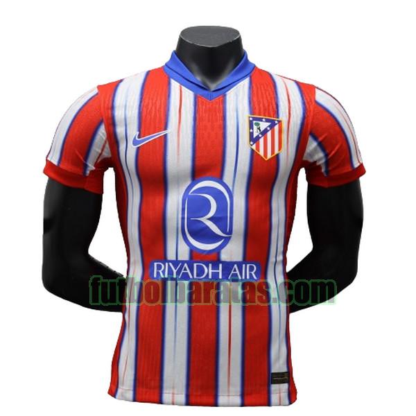 camiseta atletico madrid 2024 2025 rojo blanco primera player