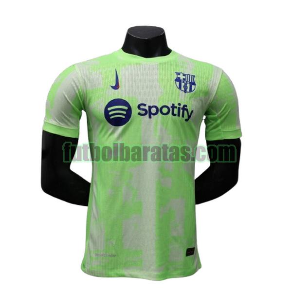 camiseta barcelona 2024 2025 verde tercera player