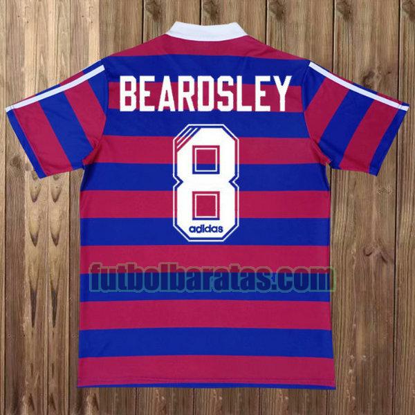 camiseta beardsley 8 newcastle united 1995-1996 rosa segunda