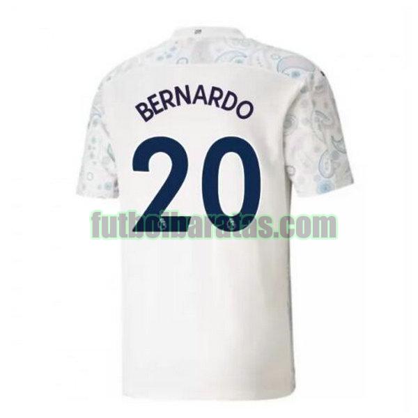 camiseta bernardo 20 manchester city 2020-2021 tercera