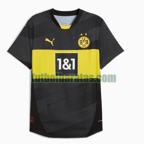 camiseta borussia dortmund 2024 2025 negro segunda