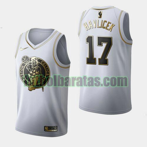 camiseta city edition 19 20 john havlicek 17 boston celtics blanco hombre