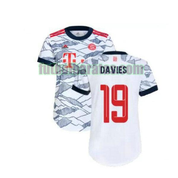 camiseta davies 19 bayern munich 2021 2022 gris tercera