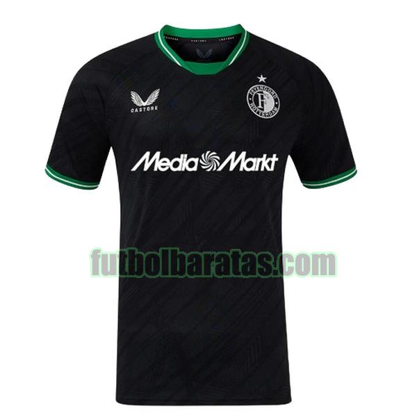 camiseta feyenoord rotterdam 2024 2025 negro segunda