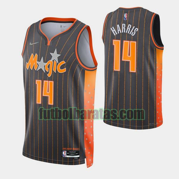 camiseta gary harris 14 orlando magic negro hombre