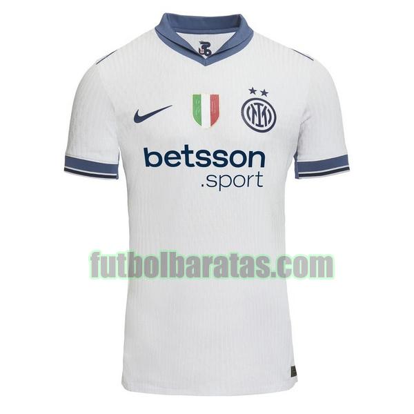 camiseta inter milán 2024 2025 azul blanco segunda