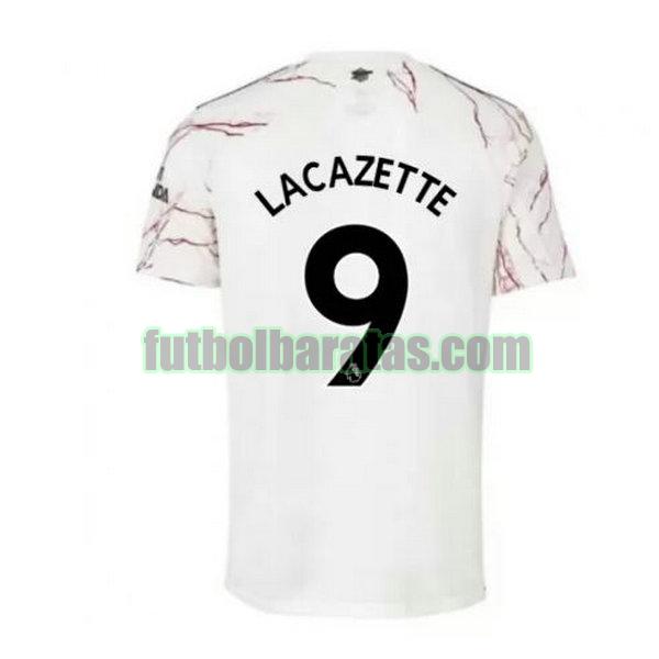 camiseta lacazette 9 arsenal 2020-2021 segunda