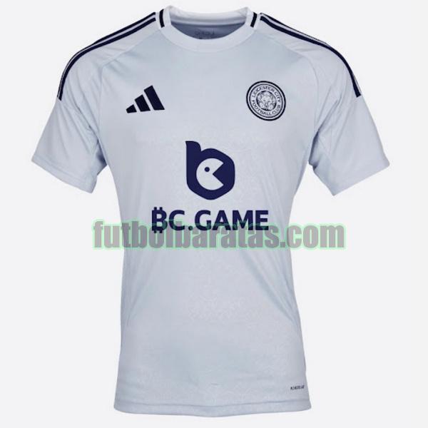 camiseta leicester city 2024 2025 blanco tercera