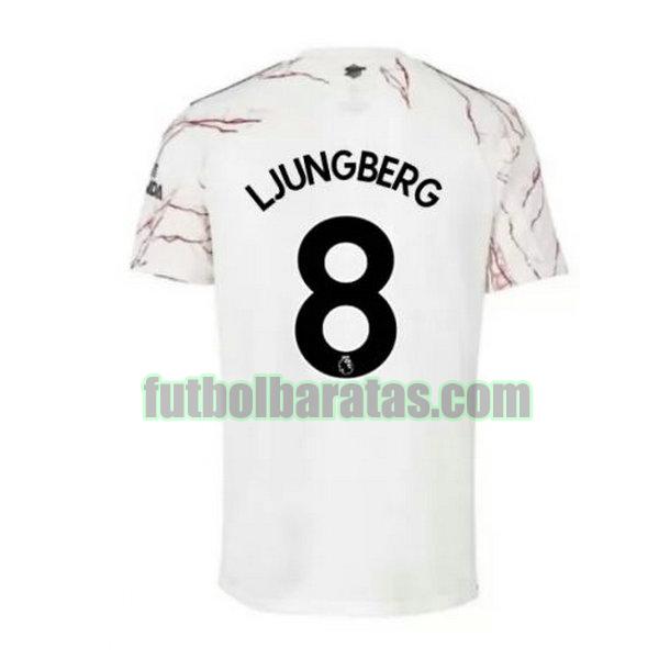 camiseta ljungberg 8 arsenal 2020-2021 segunda