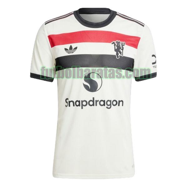 camiseta manchester united 2024 2025 blanco tercera