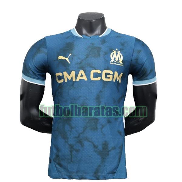 camiseta marsella 2024 2025 azul segunda player