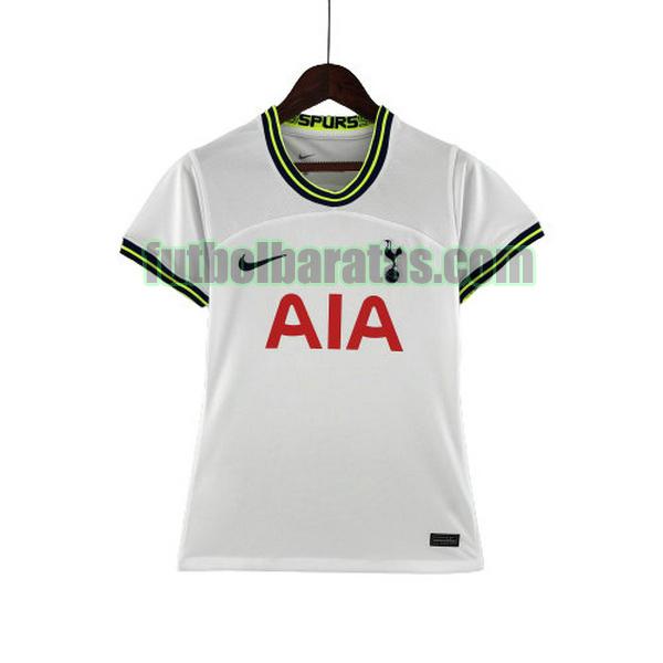 camiseta mujer tottenham hotspur 2022 2023 blanco primera