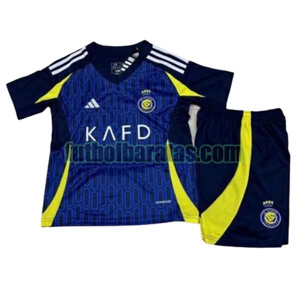 camiseta niño al nassr fc 2024 2025 azul segunda