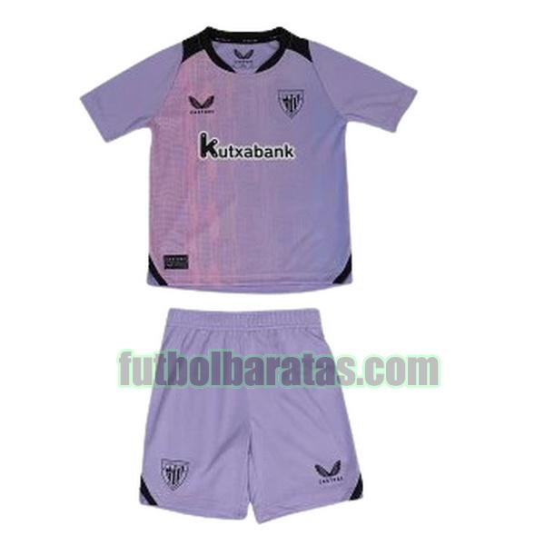 camiseta niño athletic bilbao 2024 2025 purple tercera