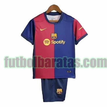 camiseta niño barcelona 2024 2025 azul rojo primera