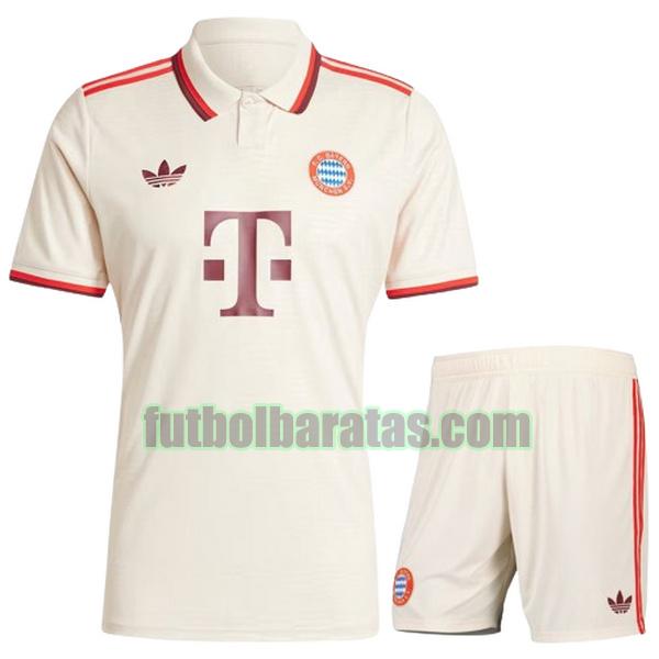 camiseta niño bayern munich 2024 2025 blanco tercera