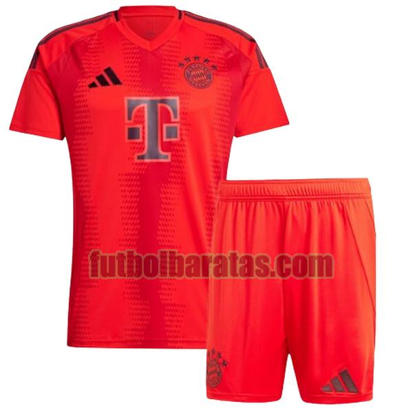 camiseta niño bayern munich 2024 2025 rojo primera