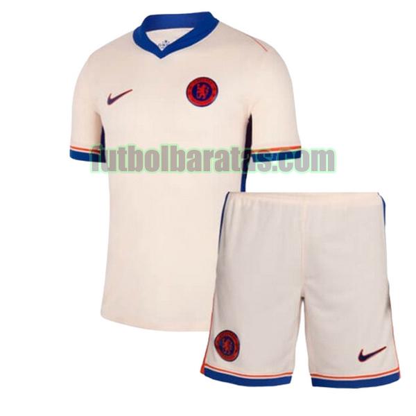 camiseta niño chelsea 2024 2025 blanco segunda