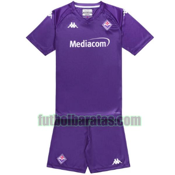 camiseta niño fiorentina 2024 2025 purple primera