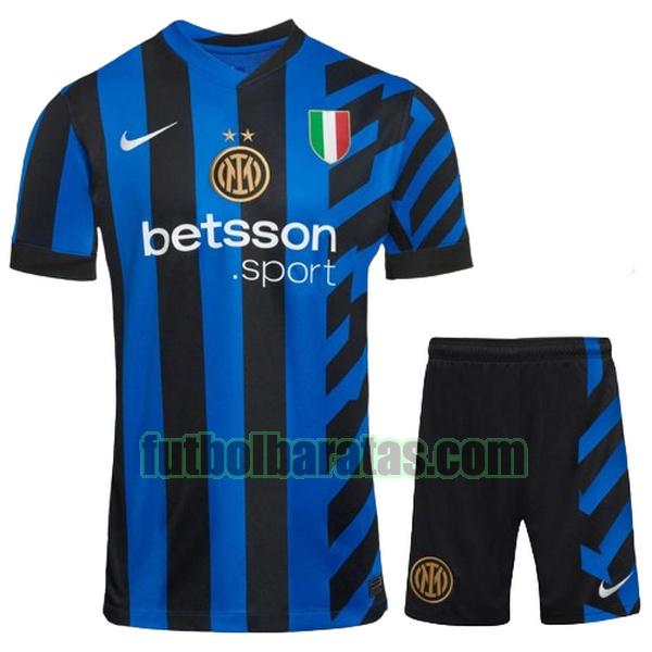 camiseta niño inter milán 2024 2025 azul negro primera