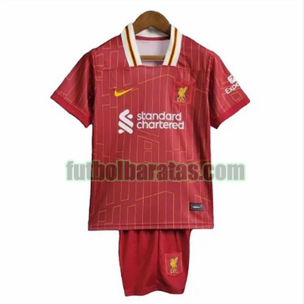 camiseta niño liverpool 2024 2025 rojo primera